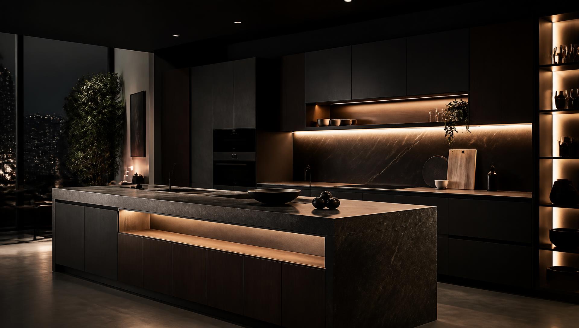 The Kitchen fitted with Livora smart-home products